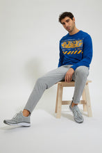 تنزيل الصورة على معرض الصور، Redtag-Grey-Pull-On-Pant-Joggers-Men&#39;s-
