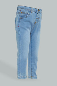 Blue 5-Pocket Denim Jean