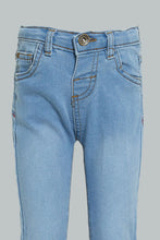 Load image into Gallery viewer, Blue 5-Pocket Denim Jean
