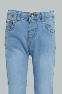 Blue 5-Pocket Denim Jean
