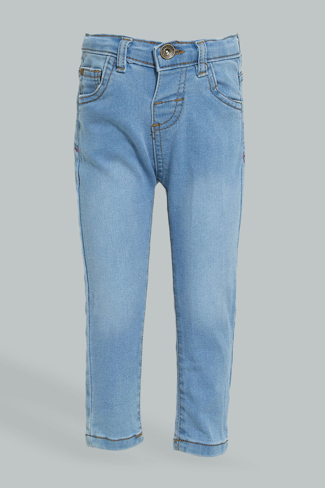 Blue 5-Pocket Denim Jean