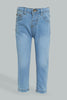 Blue 5-Pocket Denim Jean