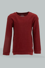 Load image into Gallery viewer, Burgundy Jacquard T-Shirt
