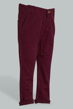 Load image into Gallery viewer, Redtag-Burgundy-Chino-Pant-Colour:Burgundy,-Filter:Infant-Boys-(3-to-24-Mths),-Infant-Boys-Trousers,-New-In,-New-In-INB,-Non-Sale,-S22B,-Section:Kidswear,-TBL-Infant-Boys-3 to 24 Months
