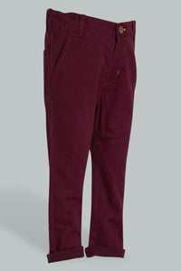 Redtag-Burgundy-Chino-Pant-Colour:Burgundy,-Filter:Infant-Boys-(3-to-24-Mths),-Infant-Boys-Trousers,-New-In,-New-In-INB,-Non-Sale,-S22B,-Section:Kidswear,-TBL-Infant-Boys-3 to 24 Months