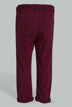 Load image into Gallery viewer, Redtag-Burgundy-Chino-Pant-Colour:Burgundy,-Filter:Infant-Boys-(3-to-24-Mths),-Infant-Boys-Trousers,-New-In,-New-In-INB,-Non-Sale,-S22B,-Section:Kidswear,-TBL-Infant-Boys-3 to 24 Months
