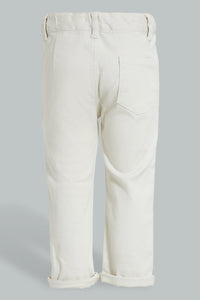 Redtag-Ecru-Chino-Pant-Colour:Ecru,-Filter:Infant-Boys-(3-to-24-Mths),-Infant-Boys-Trousers,-New-In,-New-In-INB,-Non-Sale,-S22B,-Section:Kidswear,-TBL-Infant-Boys-3 to 24 Months