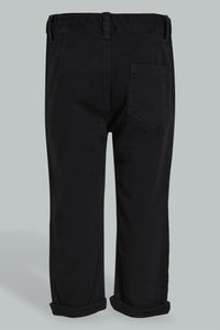 Redtag-Black-Chino-Pant-Colour:Black,-Filter:Infant-Boys-(3-to-24-Mths),-Infant-Boys-Trousers,-New-In,-New-In-INB,-Non-Sale,-S22B,-Section:Kidswear,-TBL-Infant-Boys-3 to 24 Months