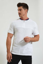 تنزيل الصورة على معرض الصور، Redtag-White-Zip-Placket-Henley-Colour:White,-Filter:Men&#39;s-Clothing,-Men-T-Shirts,-New-In,-New-In-Men,-Non-Sale,-Section:Men,-W21A-Men&#39;s-
