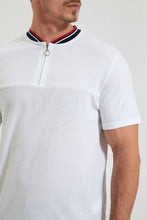 تنزيل الصورة على معرض الصور، Redtag-White-Zip-Placket-Henley-Colour:White,-Filter:Men&#39;s-Clothing,-Men-T-Shirts,-New-In,-New-In-Men,-Non-Sale,-Section:Men,-W21A-Men&#39;s-
