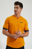 Redtag-Mustard-Zip-Placket-Henley-Colour:Mustard,-Filter:Men's-Clothing,-Men-T-Shirts,-New-In,-New-In-Men,-Non-Sale,-Section:Men,-W21A-Men's-