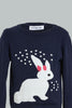 Navy Bunny Pullover