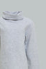 Redtag-Mid-Grey-High-Neck-Tshirt-Long-Sleeves-Infant-Boys-3 to 24 Months