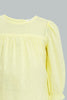 Yellow Gathered  Blouse