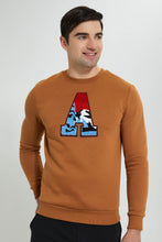 تنزيل الصورة على معرض الصور، Redtag-SweaT-Shirt-With-Towel-Applique-@-Chest-Sweatshirts-Men&#39;s-
