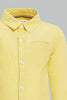 Redtag-Yelllow-Oxford-Shirt-Casual-Shirts-Infant-Boys-3 to 24 Months