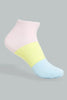 Redtag-Assorted-Ankle-Socks-(Pack-of-3)-365,-Colour:Assorted,-Filter:Women's-Clothing,-New-In,-New-In-Women,-Non-Sale,-Section:Women,-Women-Socks-Women's-