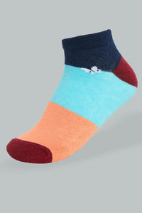 Assorted Printed Ankle Socks (Pack of 5)