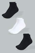 Load image into Gallery viewer, Redtag-Assorted-Plain-Ankle-Socks-(Pack-of-3)-365,-Colour:Assorted,-Filter:Women&#39;s-Clothing,-New-In,-New-In-Women,-Non-Sale,-Section:Women,-Women-Socks-Women&#39;s-
