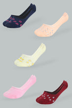 Load image into Gallery viewer, Redtag-Assorted-Polka-Yarn-Dyed-Invisible-Socks-(5-Pack)-365,-Colour:Assorted,-Filter:Women&#39;s-Clothing,-New-In,-New-In-Women,-Non-Sale,-Section:Women,-Women-Socks-Women&#39;s-
