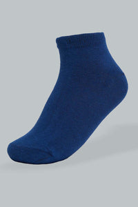 Redtag-Assorted-Plain-Ankle-Socks-(5-Pack)-365,-Colour:Assorted,-Filter:Women's-Clothing,-New-In,-New-In-Women,-Non-Sale,-Section:Women,-Women-Socks-Women's-