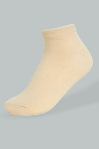 Redtag-Assorted-Plain-Ankle-Socks-(5-Pack)-365,-Colour:Assorted,-Filter:Women's-Clothing,-New-In,-New-In-Women,-Non-Sale,-Section:Women,-Women-Socks-Women's-