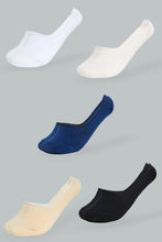 Load image into Gallery viewer, Redtag-Assorted-Plain-Invisible-Socks-(5-Pack)-365,-Colour:Assorted,-Filter:Women&#39;s-Clothing,-New-In,-New-In-Women,-Non-Sale,-Section:Women,-Women-Socks-Women&#39;s-
