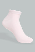 Load image into Gallery viewer, Redtag-Pink/Blue/Yellow-Plain-Ankle-Socks-(3-Pack)-365,-Colour:Assorted,-Filter:Women&#39;s-Clothing,-New-In,-New-In-Women,-Non-Sale,-Section:Women,-Women-Socks-Women&#39;s-
