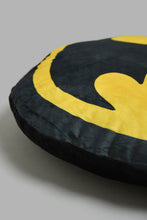 تنزيل الصورة على معرض الصور، Redtag-Black/Yellow-Batman-Logo-Shaped-Cushion-Colour:Black,-Filter:Home-Bedroom,-HMW-BED-Cushions,-New-In,-New-In-HMW-BED,-Non-Sale,-Section:Homewares,-W21B-Home-Bedroom-
