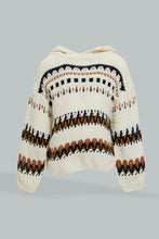 Load image into Gallery viewer, White Texured Pullover
