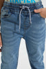 Blue Elasticated Waist Jean