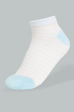 Load image into Gallery viewer, Redtag-Pink/Blue-Stripe-Polka-Yarn-Dyed-Ankle-Socks-(5-Pack)-365,-Colour:Assorted,-Filter:Women&#39;s-Clothing,-New-In,-New-In-Women,-Non-Sale,-Section:Women,-Women-Socks-Women&#39;s-
