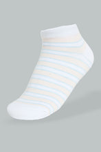 Load image into Gallery viewer, Redtag-Pink/Blue-Stripe-Polka-Yarn-Dyed-Ankle-Socks-(5-Pack)-365,-Colour:Assorted,-Filter:Women&#39;s-Clothing,-New-In,-New-In-Women,-Non-Sale,-Section:Women,-Women-Socks-Women&#39;s-
