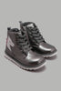 Redtag-Grey-Unicorn-High-Top-Boot-Character,-Colour:Mid-Grey,-Filter:Girls-Footwear-(1-to-3-Yrs),-ING-Boots,-New-In,-New-In-ING-FOO,-Non-Sale,-W21B-Infant-Girls-1 to 3 Years
