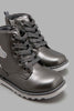 Redtag-Grey-Unicorn-High-Top-Boot-Character,-Colour:Mid-Grey,-Filter:Girls-Footwear-(1-to-3-Yrs),-ING-Boots,-New-In,-New-In-ING-FOO,-Non-Sale,-W21B-Infant-Girls-1 to 3 Years