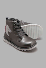تنزيل الصورة على معرض الصور، Redtag-Grey-Unicorn-High-Top-Boot-Character,-Colour:Mid-Grey,-Filter:Girls-Footwear-(1-to-3-Yrs),-ING-Boots,-New-In,-New-In-ING-FOO,-Non-Sale,-W21B-Infant-Girls-1 to 3 Years
