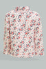 Redtag-Pink-Floral-High-Neck-T-Shirt-Long-Sleeves-Infant-Girls-3 to 24 Months