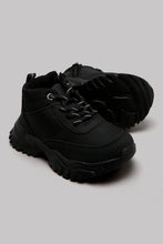 Load image into Gallery viewer, Redtag-Black-Chukka-Boots-Character,-Colour:Black,-Filter:Boys-Footwear-(1-to-3-Yrs),-INB-Boots,-New-In,-New-In-INB-FOO,-Non-Sale,-W21B-Infant-Boys-1 to 3 Years
