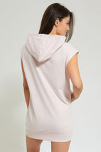 Load image into Gallery viewer, Pink Oversized Sleeveless Hoodie
