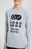 Grey Gaming Theme T-Shirt