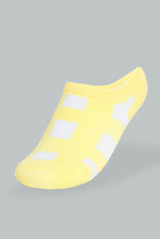 Load image into Gallery viewer, Redtag-White/Mustard-Invisible-Socks-2Pcs-Pack-365,-Colour:Assorted,-Filter:Senior-Girls-(9-to-14-Yrs),-GSR-Socks,-New-In,-New-In-GSR,-Non-Sale,-Section:Kidswear-Senior-Girls-
