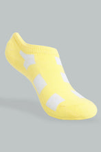 Load image into Gallery viewer, Redtag-White/Mustard-Invisible-Socks-2Pcs-Pack-365,-Colour:Assorted,-Filter:Senior-Girls-(9-to-14-Yrs),-GSR-Socks,-New-In,-New-In-GSR,-Non-Sale,-Section:Kidswear-Senior-Girls-
