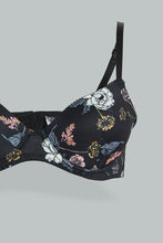 Load image into Gallery viewer, Redtag-Floral-Printed-T-Shirt-Bra-Colour:Assorted,-Filter:Women&#39;s-Clothing,-New-In,-New-In-Women,-Non-Sale,-Section:Women,-W21B,-Women-Bras-Women&#39;s-
