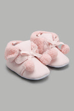 Load image into Gallery viewer, Redtag-Pink-Pom-Pom-Pram-Booties-Character,-Colour:Pale-Pink,-Filter:Baby-Footwear-(0-to-18-Mths),-NBF-Boots,-New-In,-New-In-NBF-FOO,-Non-Sale,-W21B-Baby-0 to 18 Months
