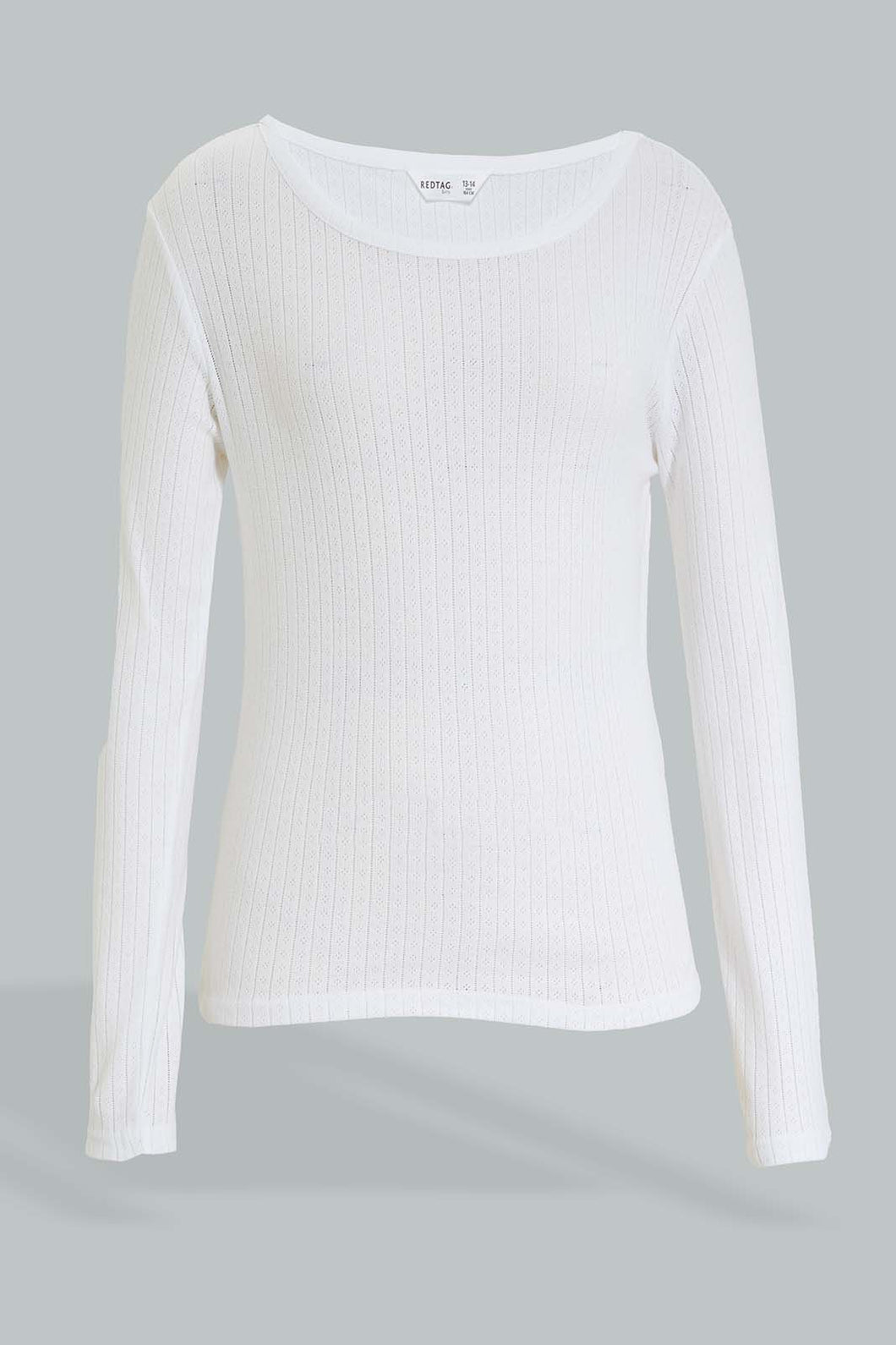 Redtag-White-Thermal-Top-365,-Colour:White,-Filter:Senior-Girls-(9-to-14-Yrs),-GSR-Thermals,-New-In,-New-In-GSR,-Non-Sale,-Section:Kidswear-Senior-Girls-9 to 14 Years