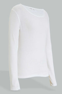 Redtag-White-Thermal-Top-365,-Colour:White,-Filter:Senior-Girls-(9-to-14-Yrs),-GSR-Thermals,-New-In,-New-In-GSR,-Non-Sale,-Section:Kidswear-Senior-Girls-9 to 14 Years