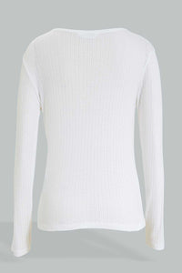 Redtag-White-Thermal-Top-365,-Colour:White,-Filter:Senior-Girls-(9-to-14-Yrs),-GSR-Thermals,-New-In,-New-In-GSR,-Non-Sale,-Section:Kidswear-Senior-Girls-9 to 14 Years