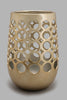 Redtag-Champagne-Gold-Lace-Pattern-Cylinder-Vase-Colour:Gold,-Filter:Home-Decor,-HMW-HOM-Vase,-HOM-HOME-SPUN-2,-New-In,-New-In-HMW-HOM,-Non-Sale,-Section:Homewares,-W21A-Home-Decor-