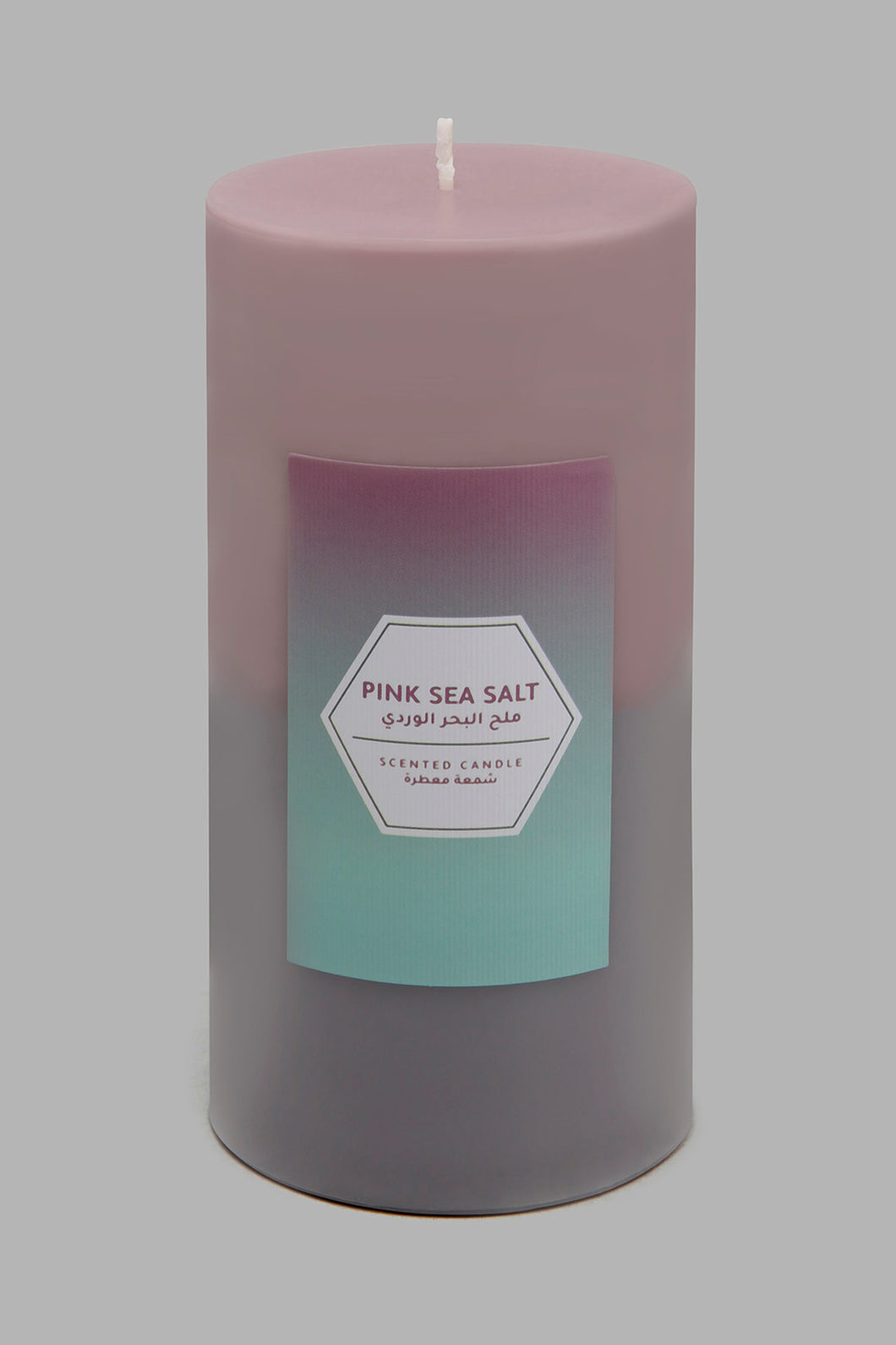 Redtag-Pink-Sea-Salt-1pcs-Pillar-Candle-Candles-Home-Decor-