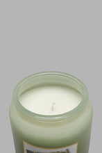 Load image into Gallery viewer, Redtag-Green-Honeysuckle-Glass-Jar-Candle-with-Wooden-lid-Candles-Home-Decor-
